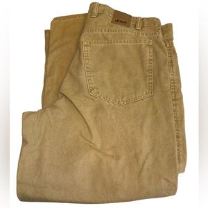 Zara denim pants DNWR. 100% cotton button/zip front & back pockets size 32